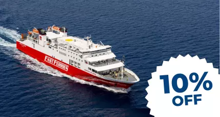 -10% on your trip to the Cyclades!