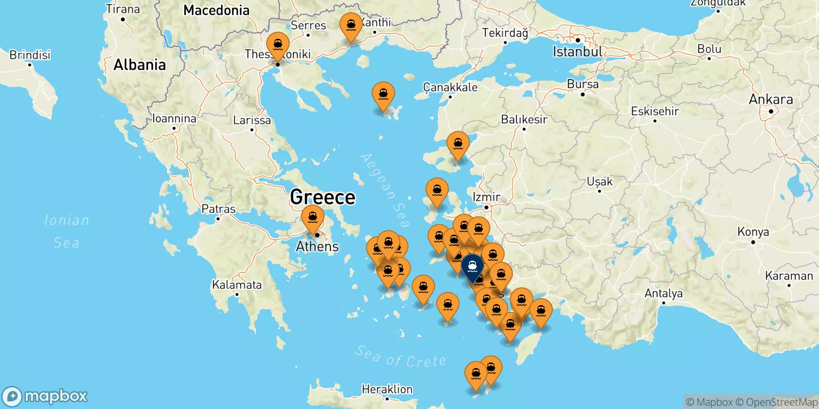 Ferries to Leros