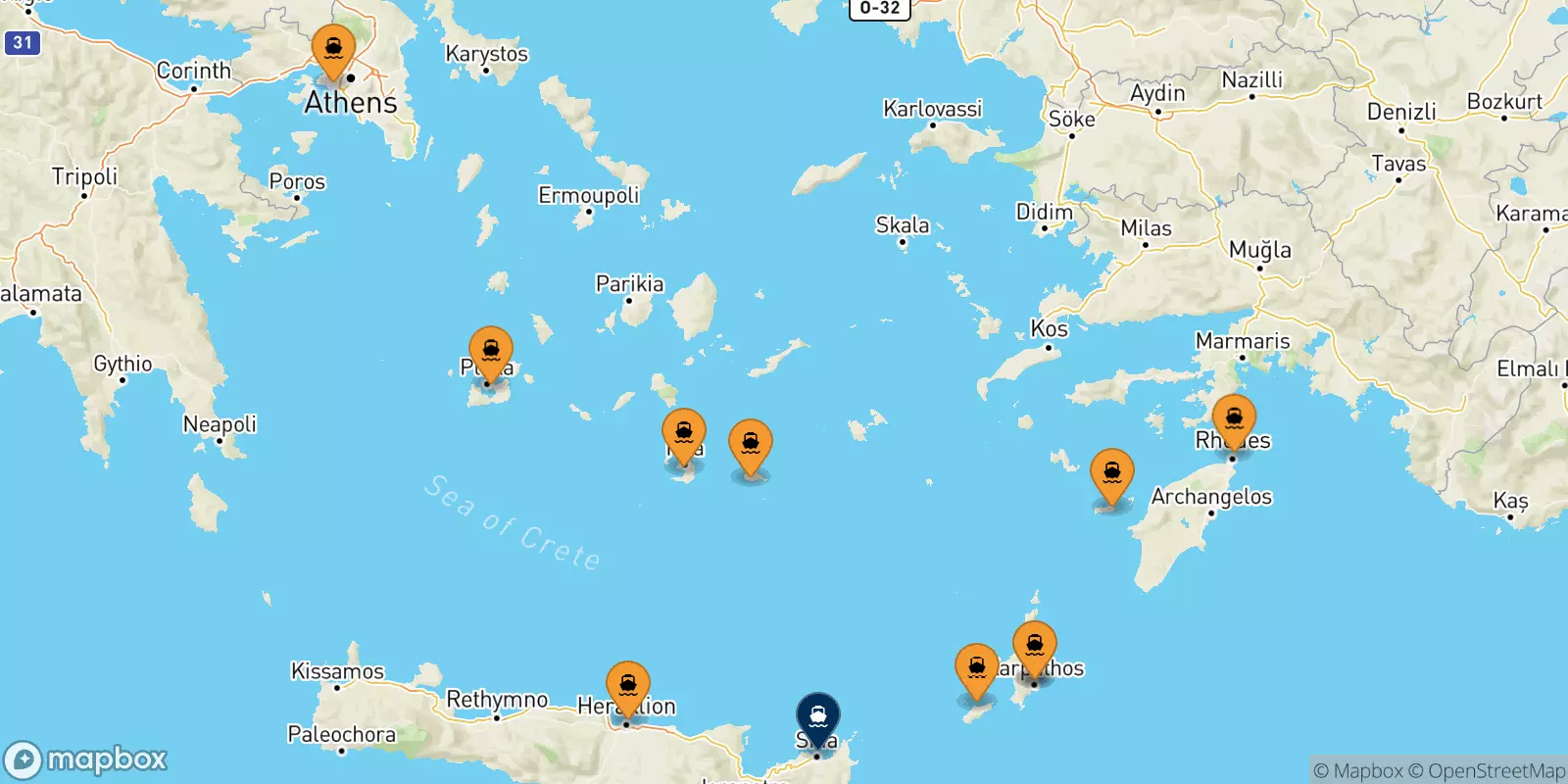 Ferries to Sitia