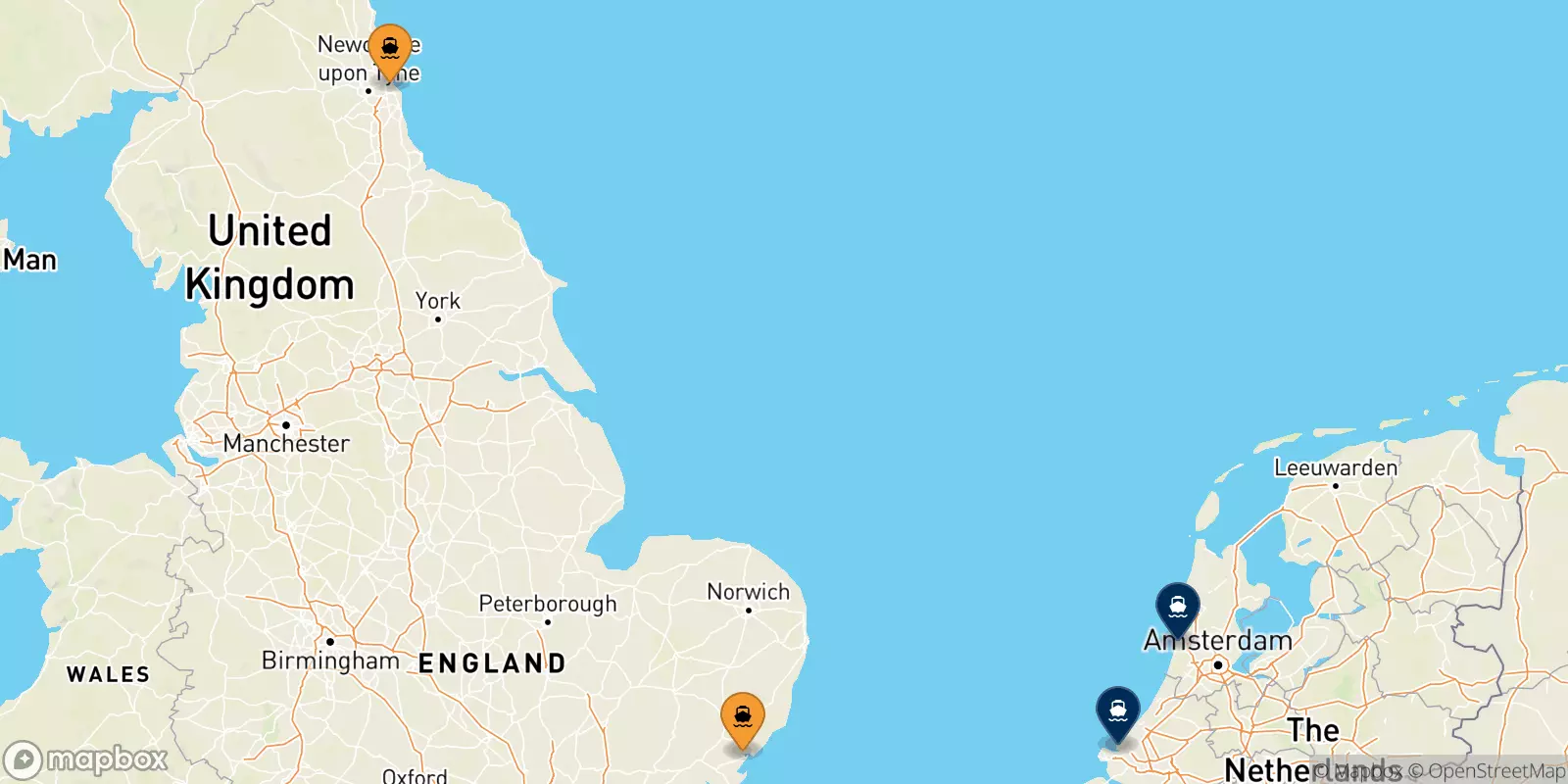 Ferries from Uk to the Netherlands