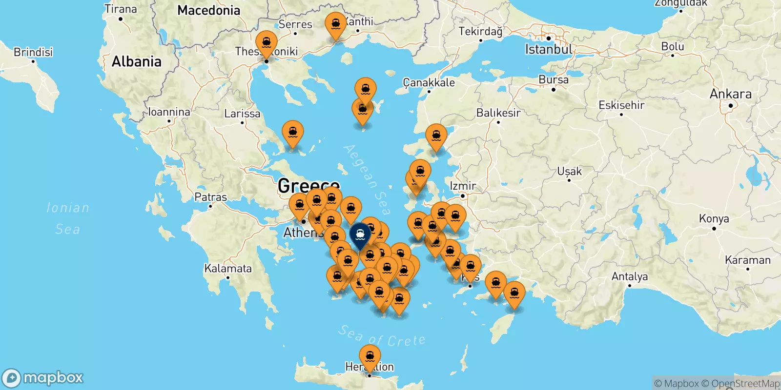 Ferries to Syros