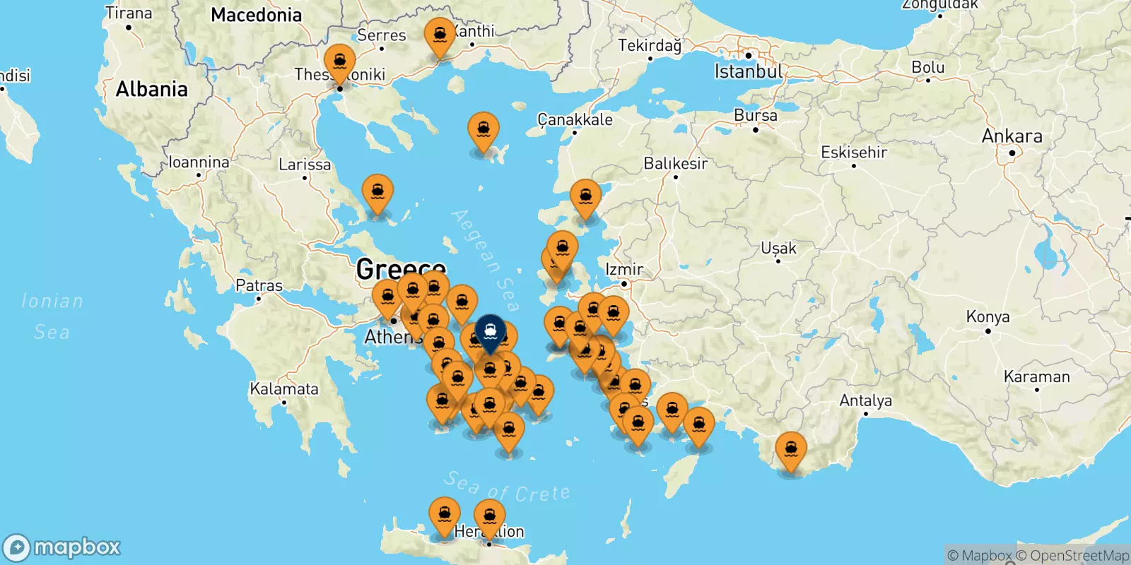 Ferries to Tinos