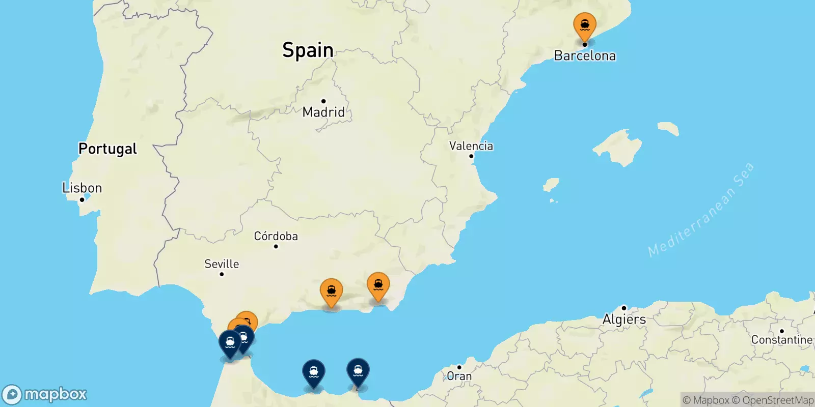 Ferries from Spain to Morocco