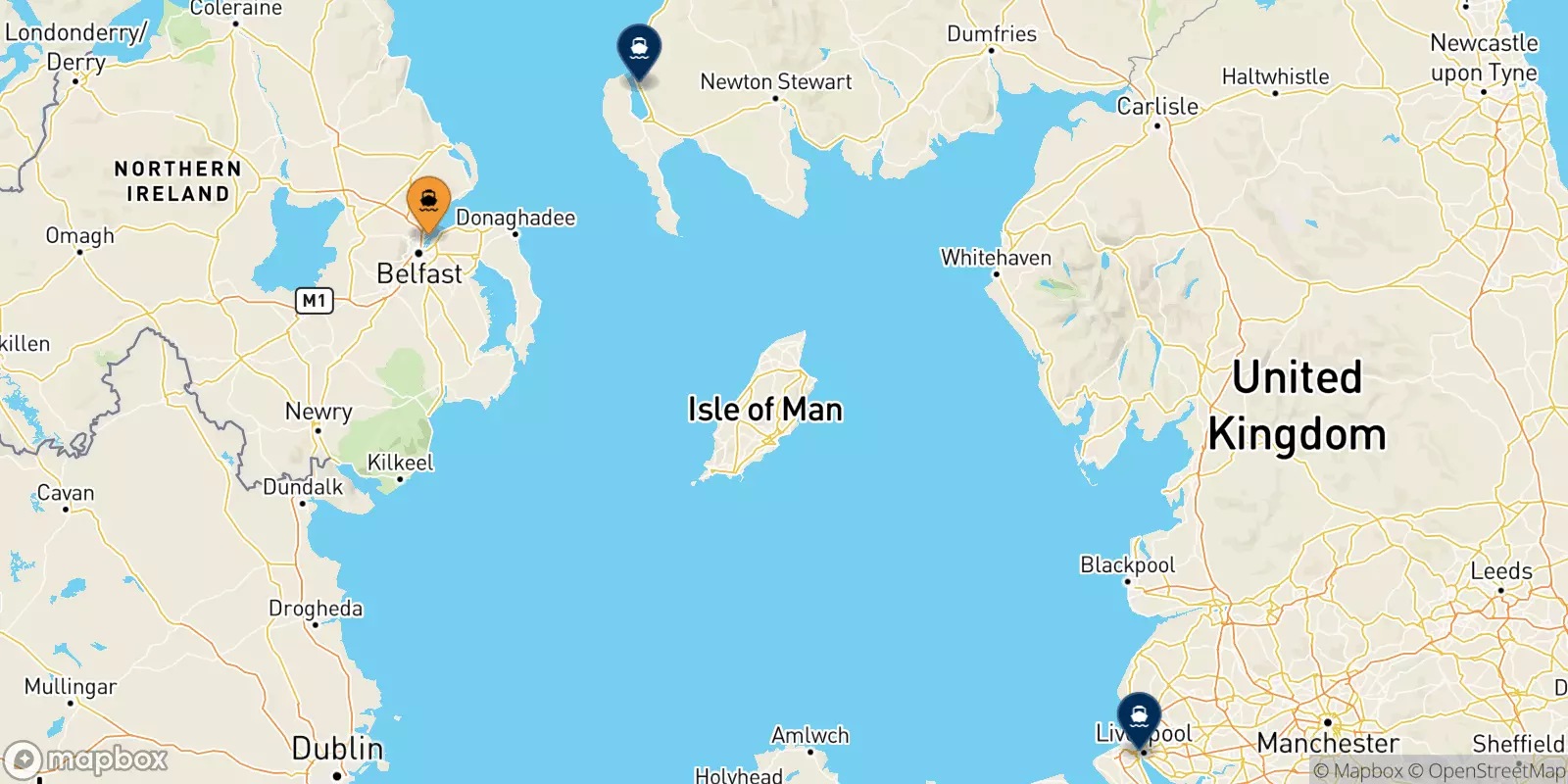 Ferries from Belfast to Uk