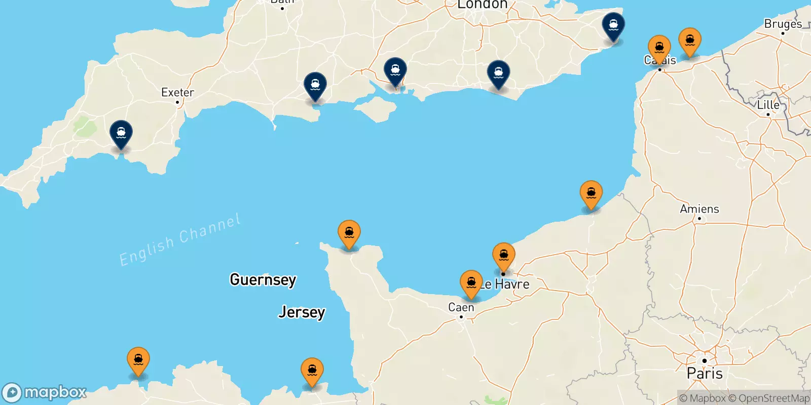 Ferries from France to England