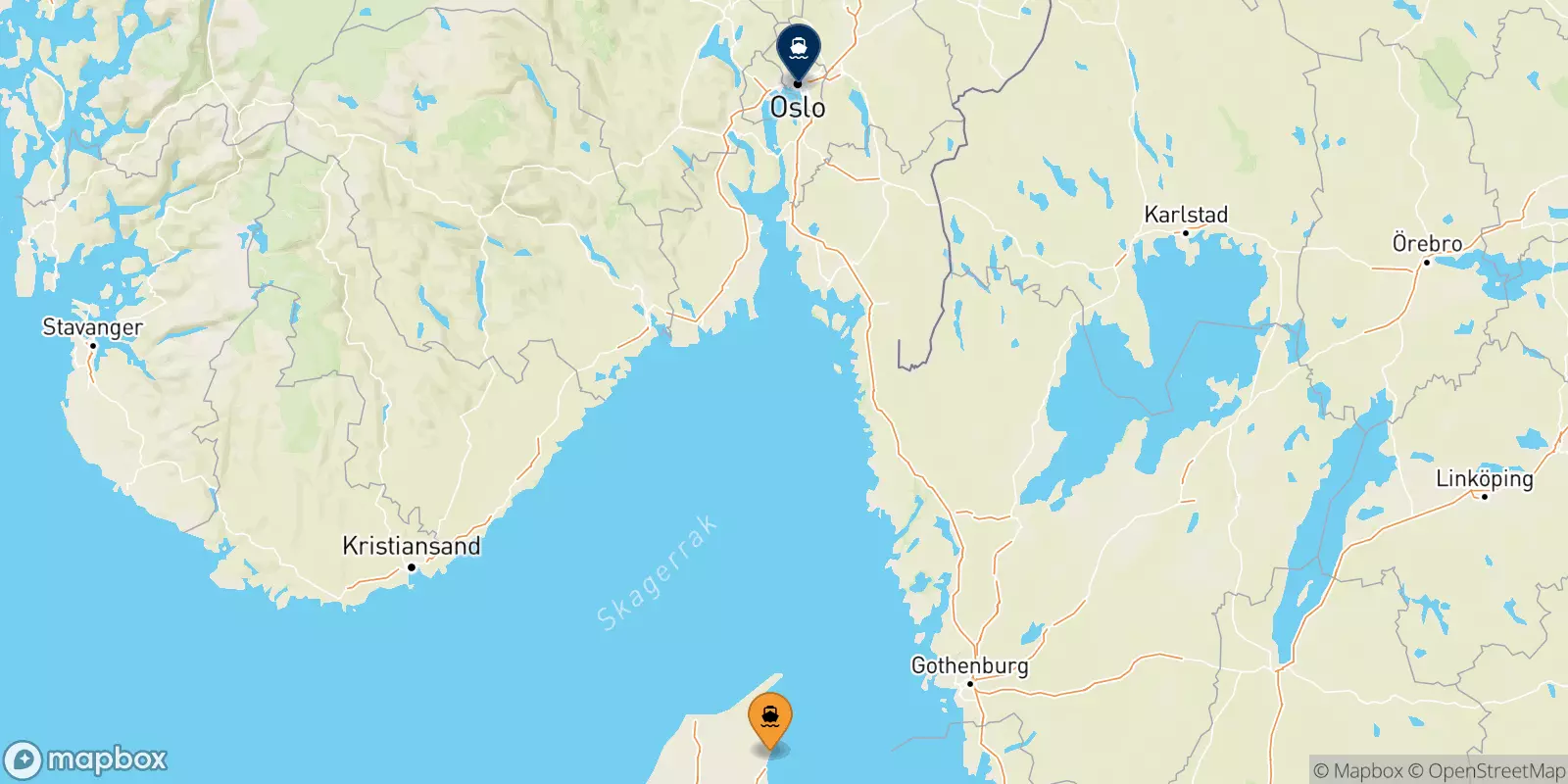 Ferries from Frederikshavn to Oslo