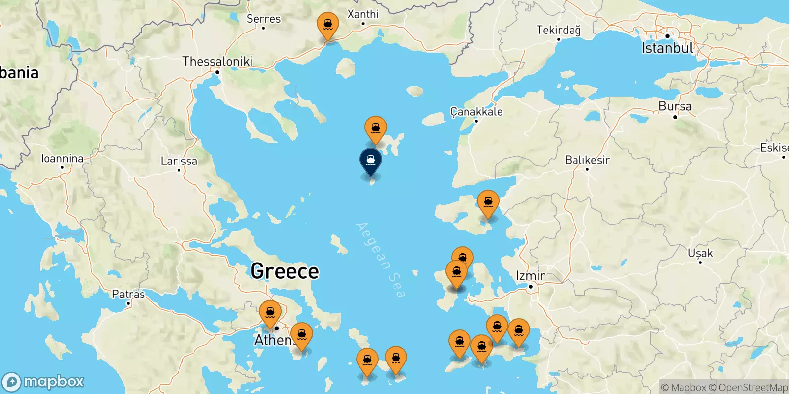 Ferries from Greece to Agios Efstratios