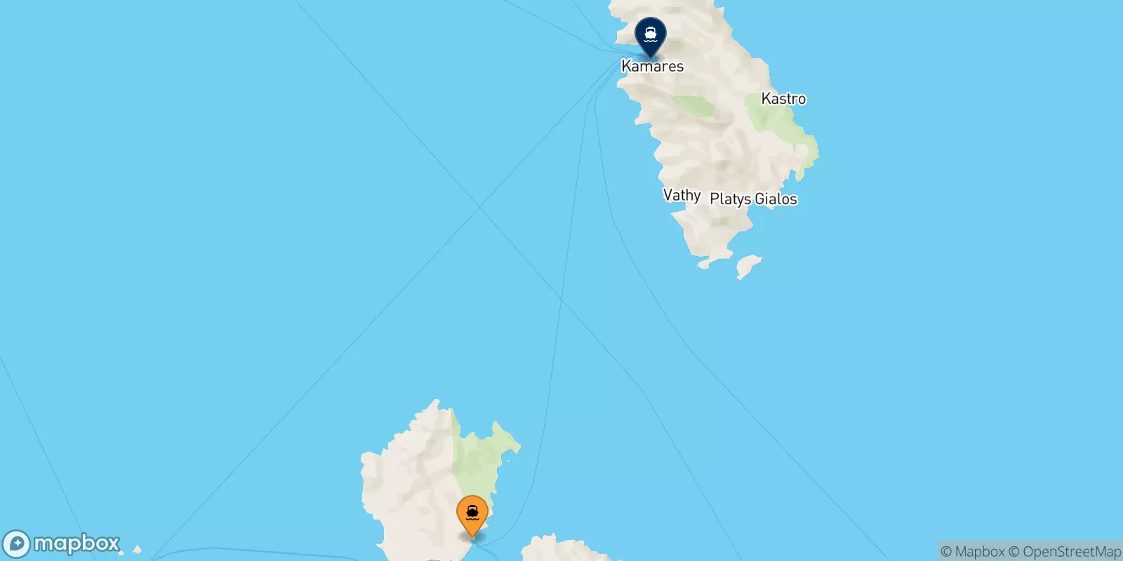 Ferries from Kimolos to Sifnos