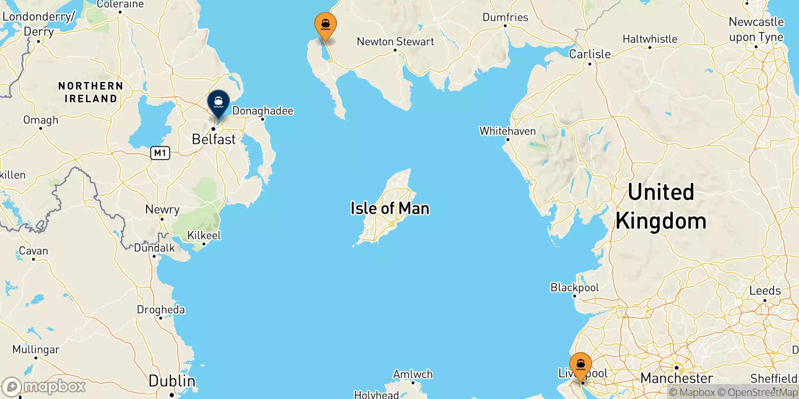 Ferries from Uk to Belfast