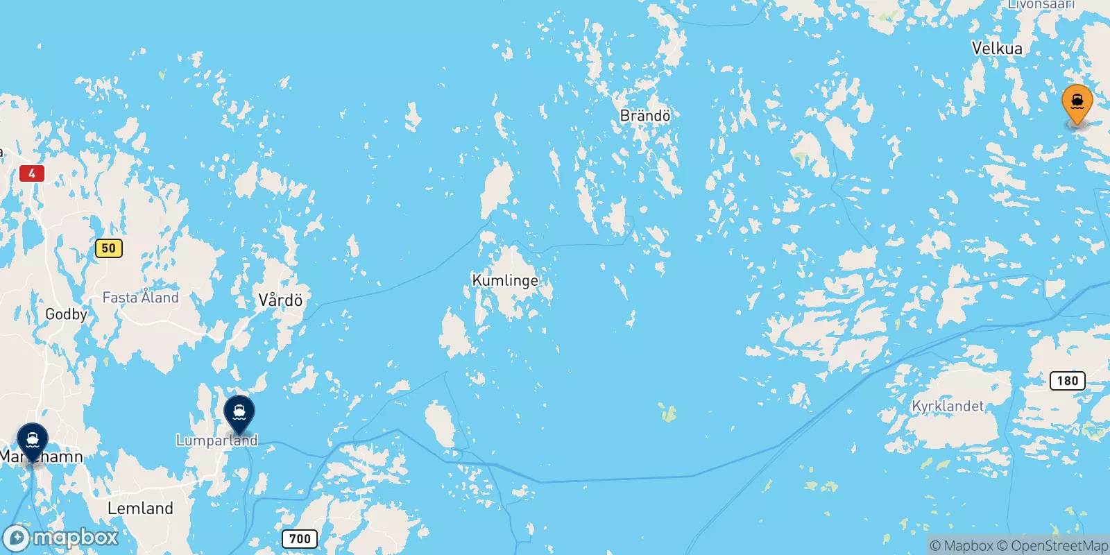 Ferries from Turku to Finland