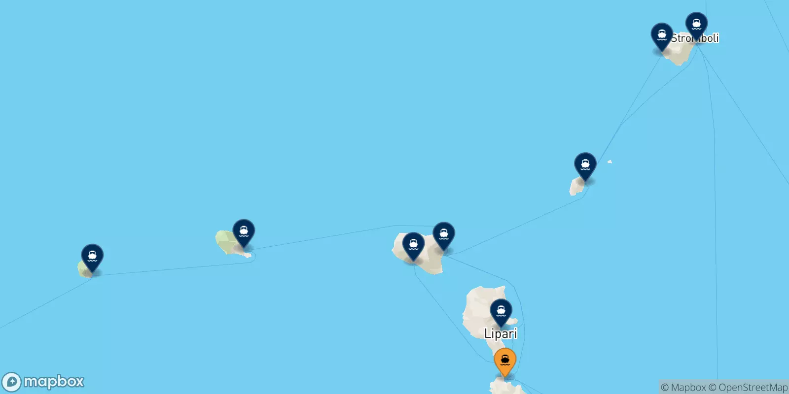 Ferries from Vulcano to the Aeolian Islands