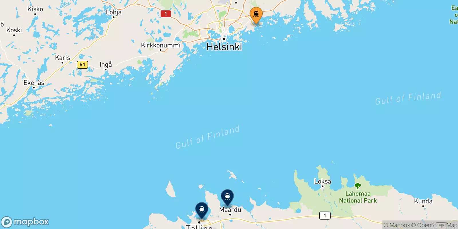 Ferries from Vuosaari to Estonia