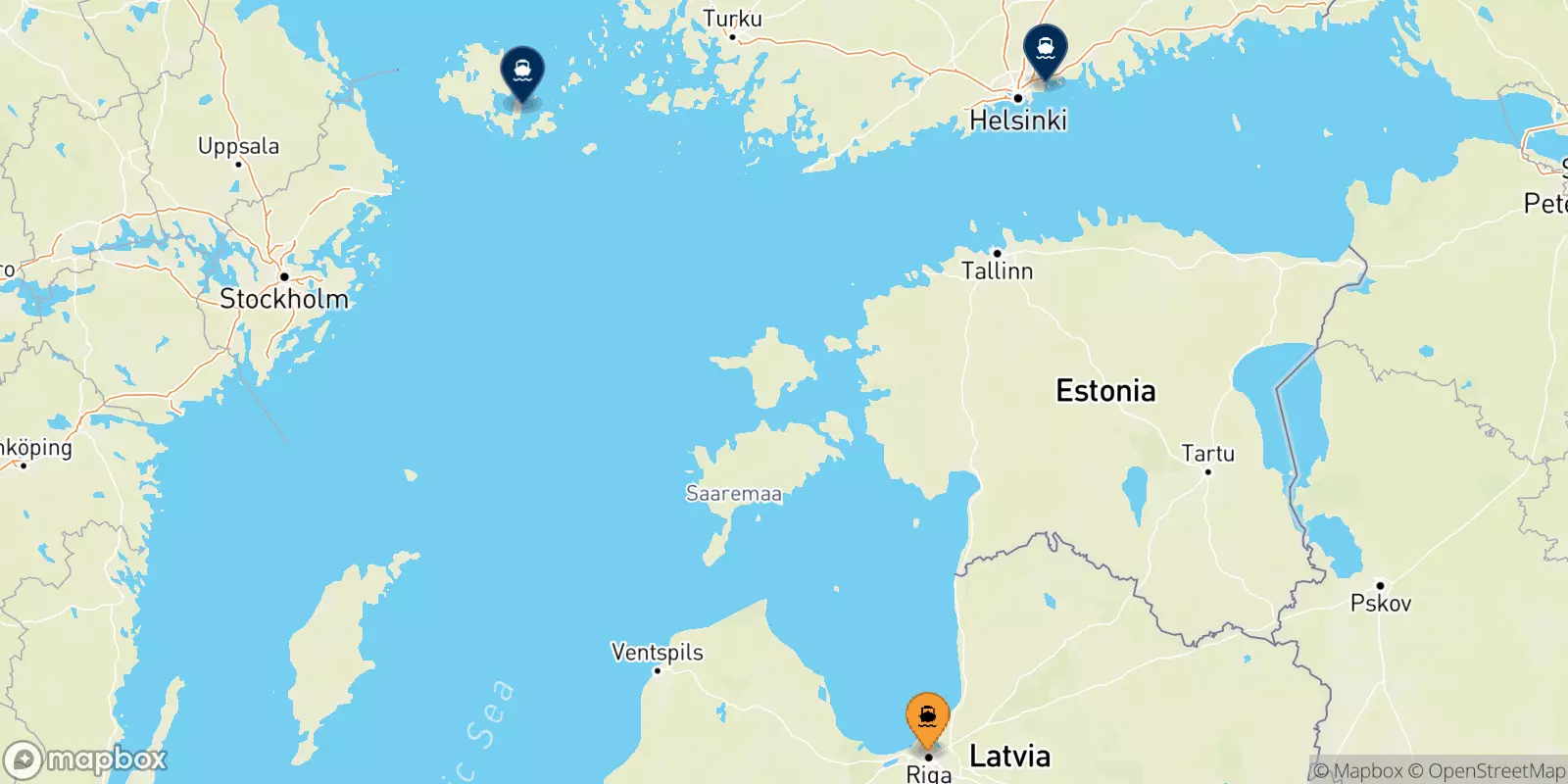 Ferries from Latvia to Finland