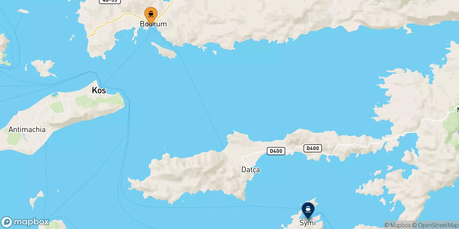 Ferries from Bodrum to Symi