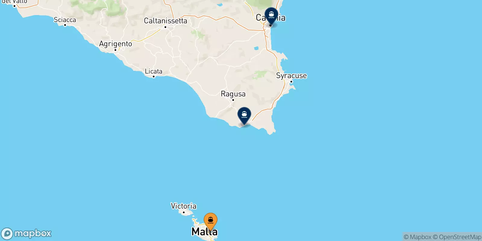 Ferries from Malta to Sicily