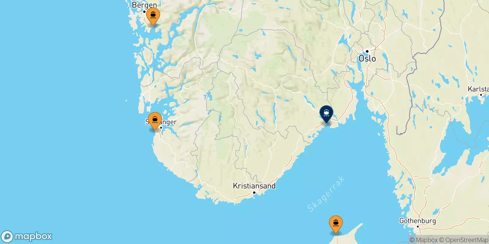 Ferries to Langesund