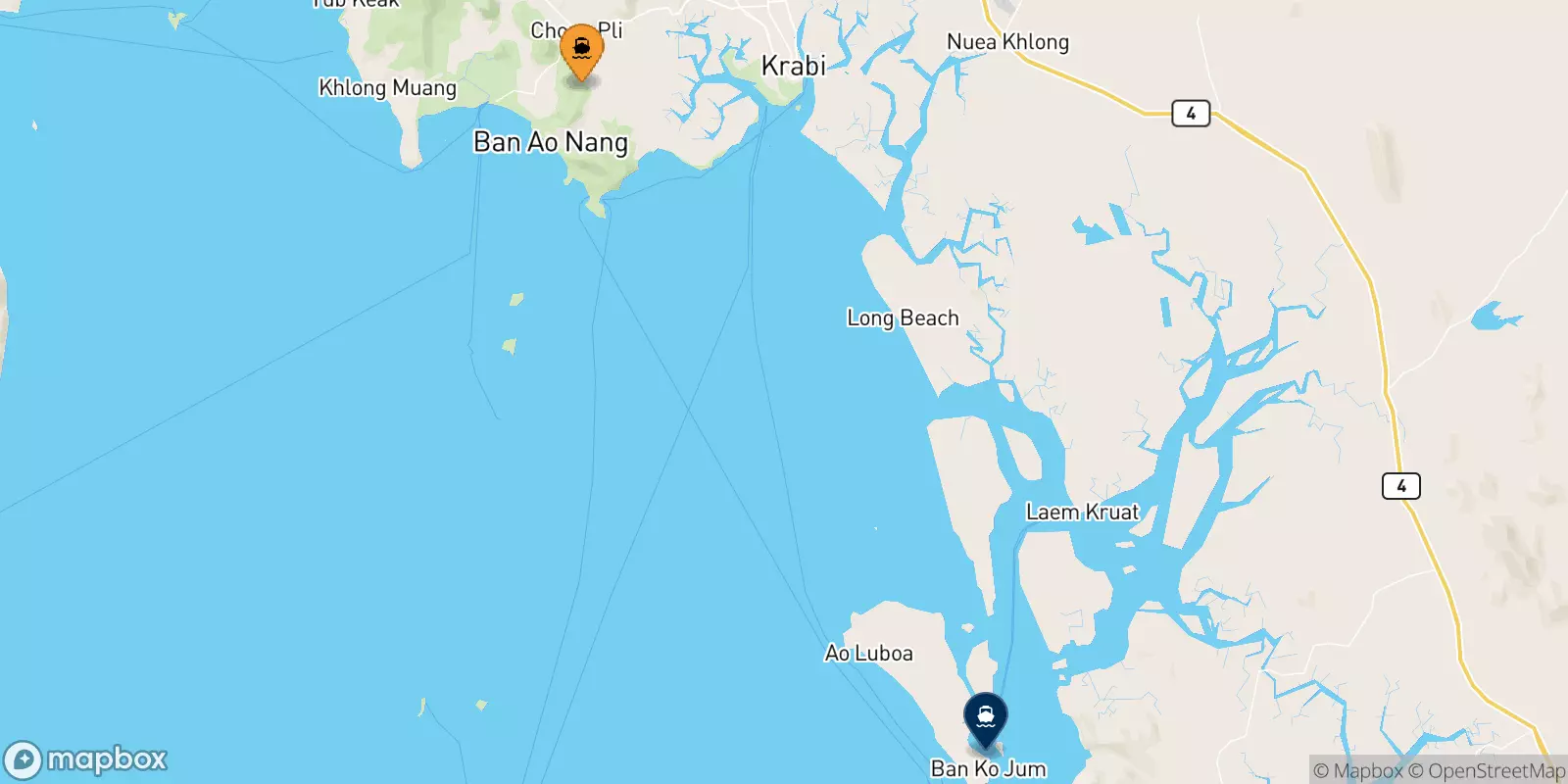 Ferries to Koh Jum