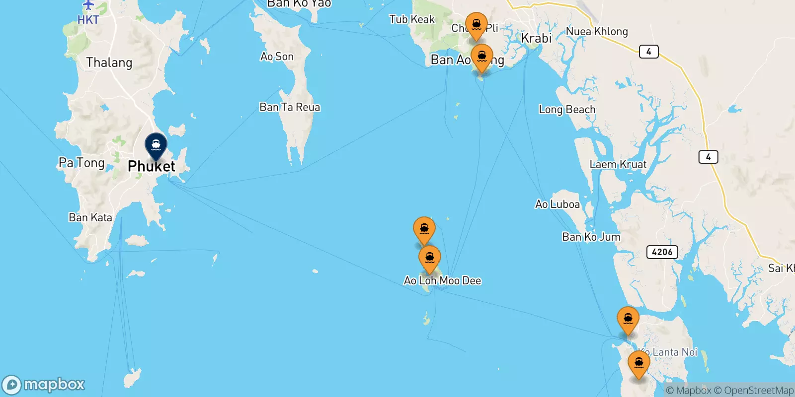 Ferries to Phuket (Rassada Pier)