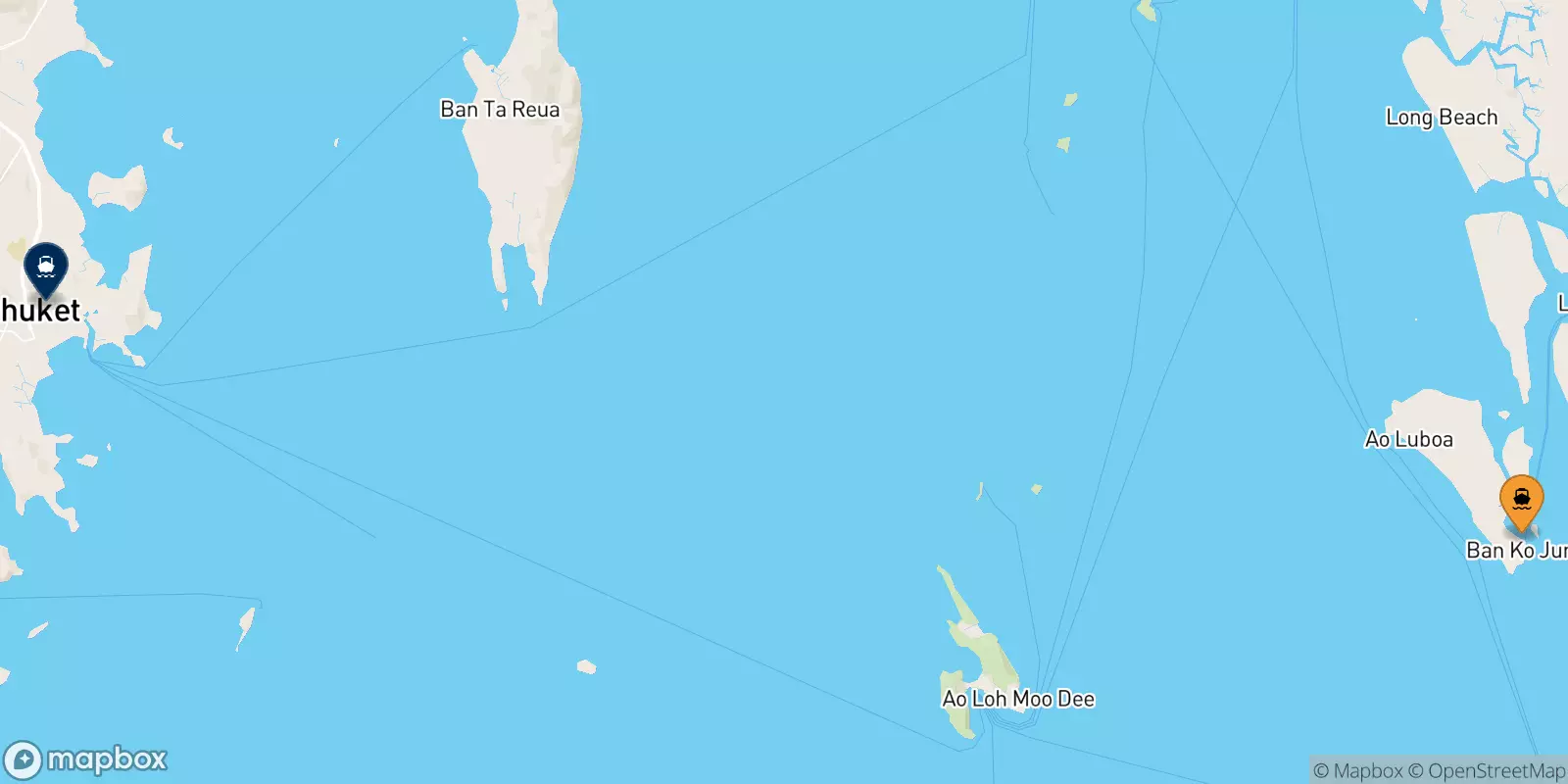 Ferries from Koh Jum to Phuket Island