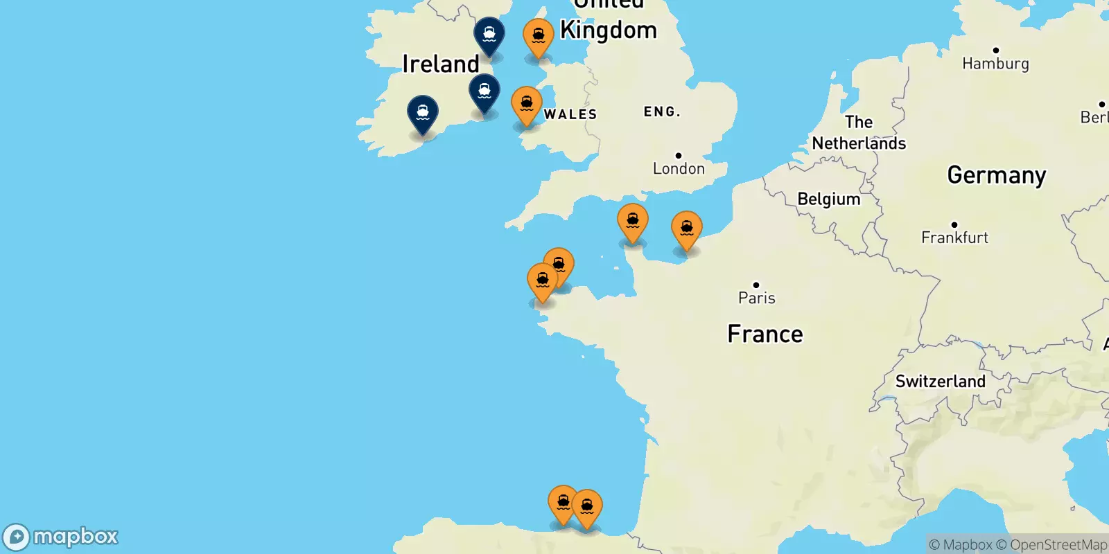 Ferries to Ireland