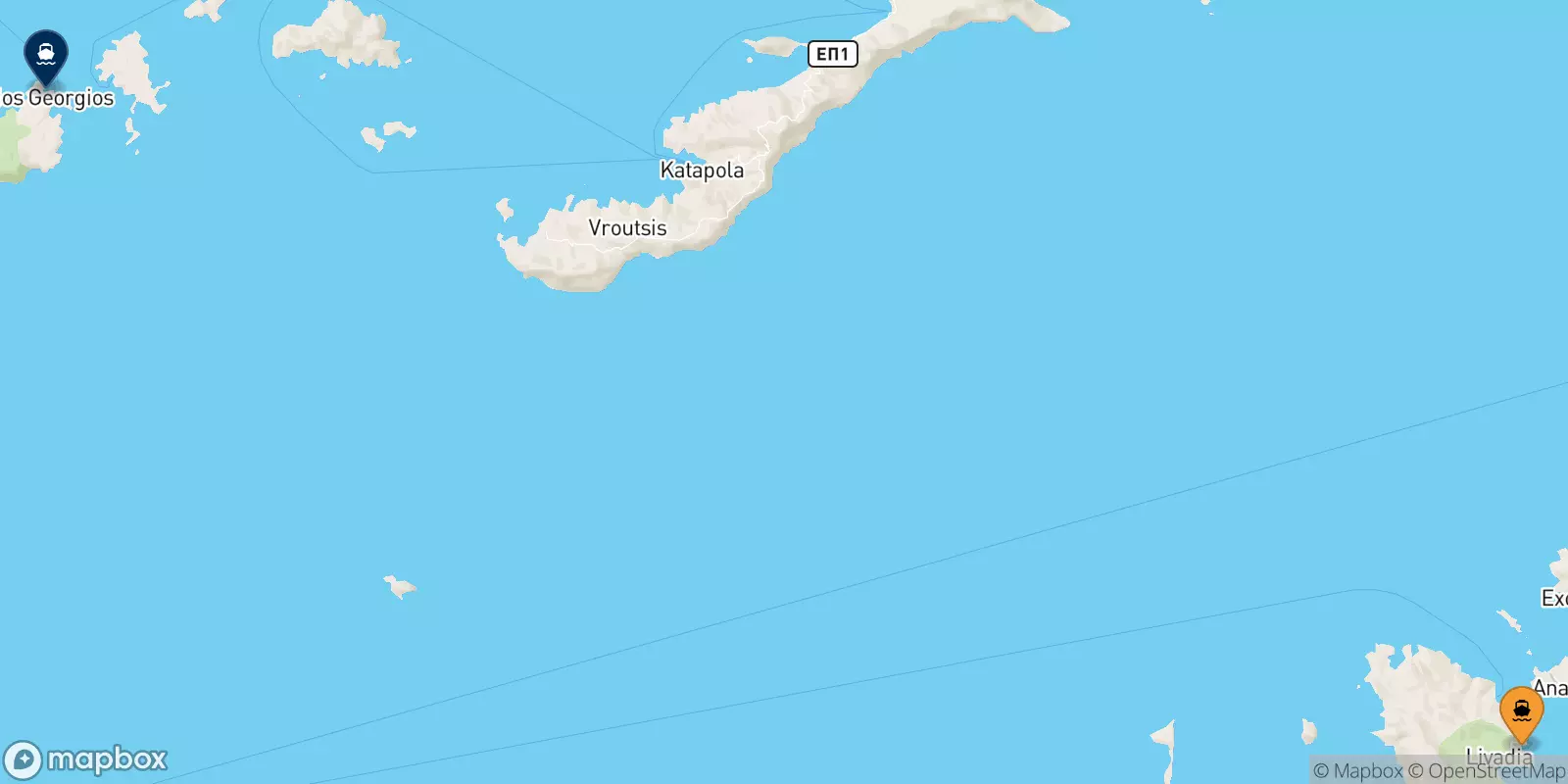 Ferries from Astypalea to Iraklia